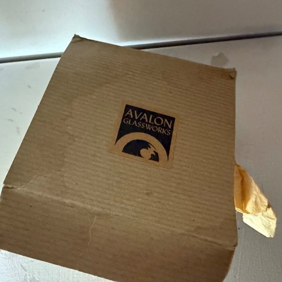 Avalon Glass Works Blown Glass Snowman Head Ornament Christmas Decor - Picture 6 of 6